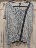 TAKING SHAPE textured top