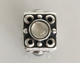 PANDORA CHARM MOONSTONE TRIANGULAR